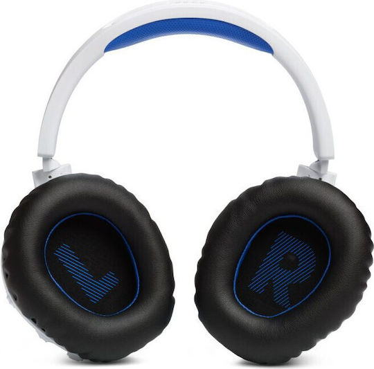 JBL Quantum 360P Drahtloses Über Ohr Gaming-Headset mit Bluetooth / USB Konnektivität Weiß für PS5
