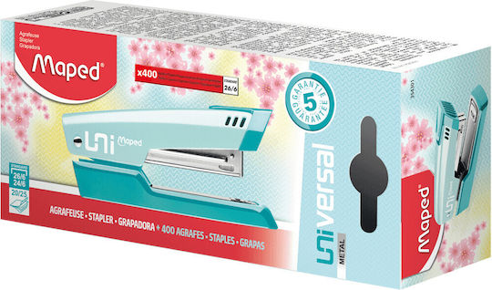 Maped Essentials Pastel Metal Half Strip Agrafatoare De Mână Multicoloră