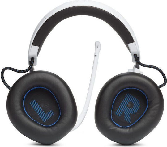 JBL Quantum 910P Drahtlos Über Ohr Gaming-Headset mit Bluetooth / USB Verbindung Weiß für PS4 / PS5