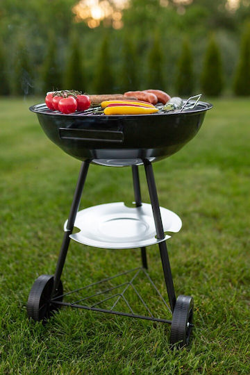 Blaupunkt Holzkohlegrill Kessel mit Deckel 41cmx41cm