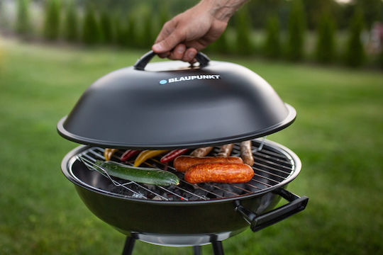 Blaupunkt Holzkohlegrill Kessel mit Deckel 41cmx41cm