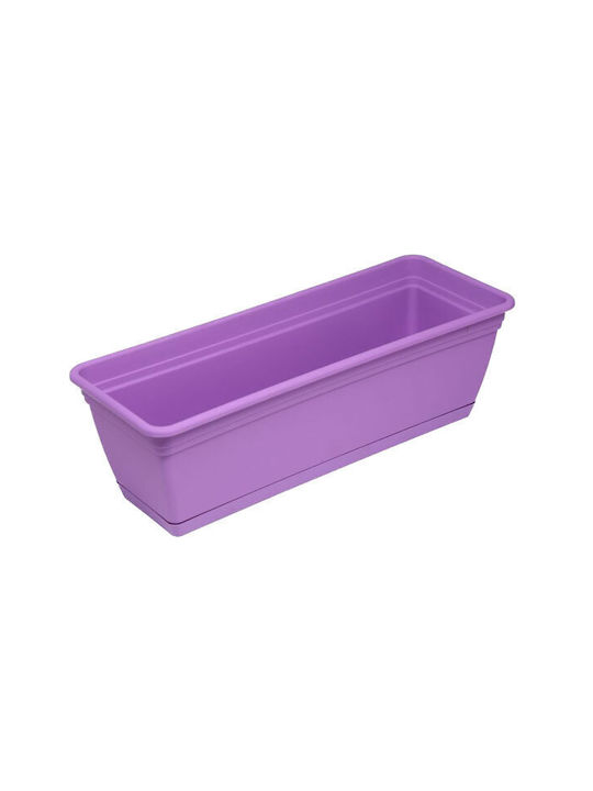 Micplast Mojito Planter Box Plastic Purple 40x20x17cm.