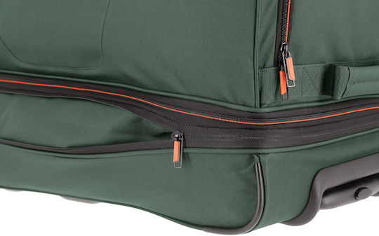 Travelite Basics Active Sack Voyage 86lt Green with Wheels Fabric L71xW35xH36cm