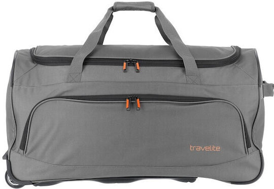 Travelite Сак Вояж 89лт Сив с колела Текстилен Д71xШ36xВ31см.