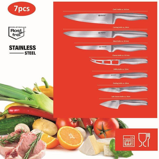 Alpina Appliances Messerset aus rostfreiem Stahl 7Stück