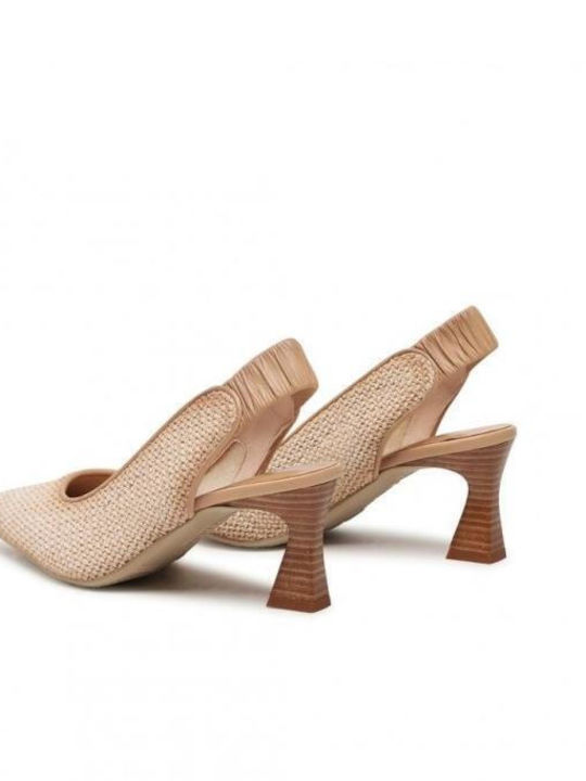 Hispanitas Beige Heels with Strap