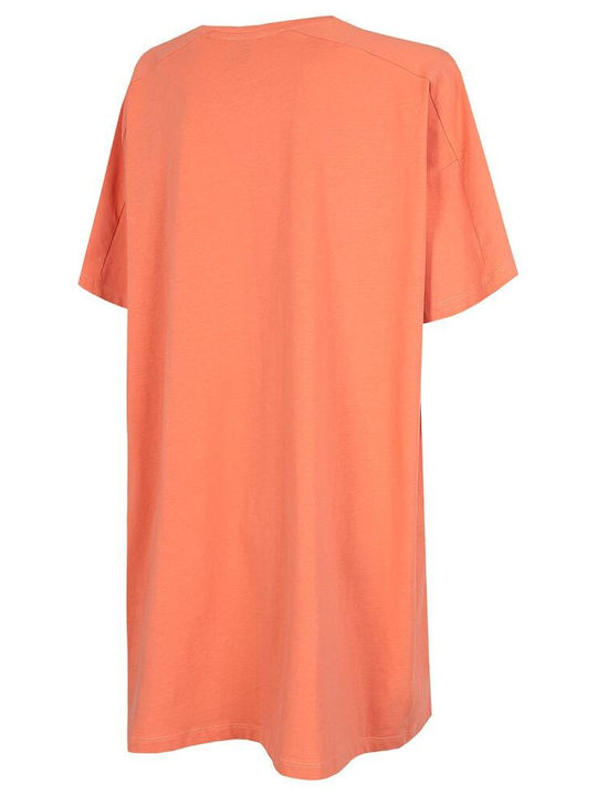 Outhorn Sommer Mini T-Shirt Kleid Orange