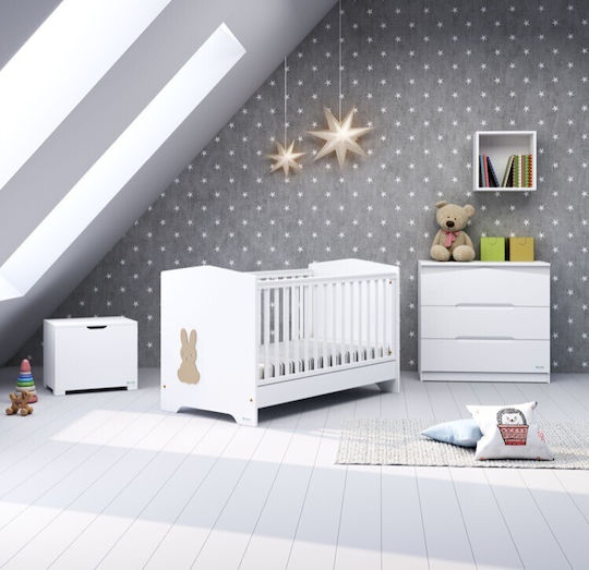 Casababy Πολυμορφική Κούνια Rabbit White & Beige