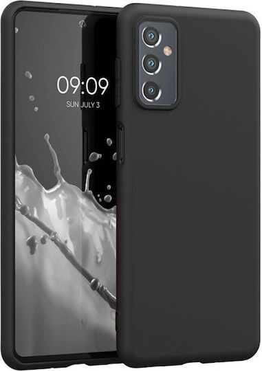3MK Matt Umschlag Rückseite Silikon 1.2mm Schwarz (Galaxy M52)