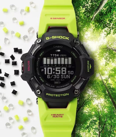 Casio G-Shock GBD-H2000-1A9 60mm Smartwatch (Green)