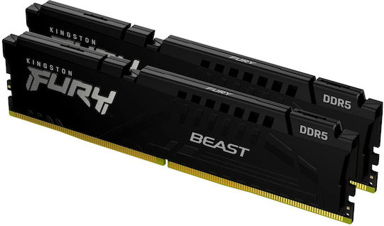 Kingston Fury Beast 32GB DDR5 RAM mit Geschwindigkeit 6000 für Schreibtisch