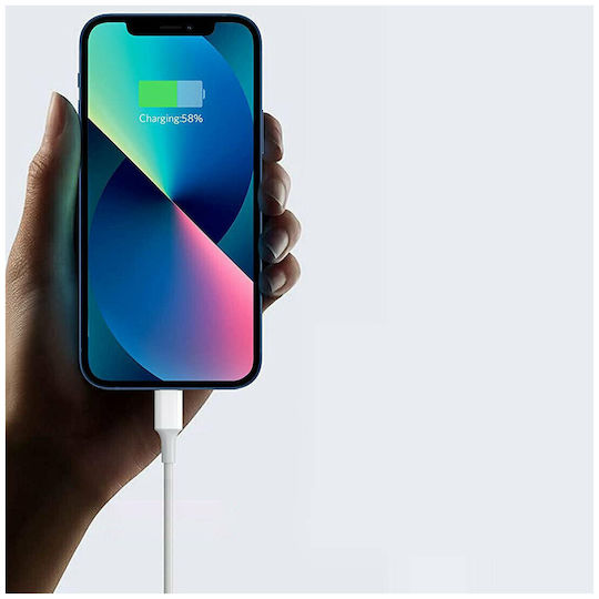 Ugreen Charger with USB-C Port and USB-C - Lightning Cable 20W Power Delivery / Quick Charge 4.0 White (CD137)