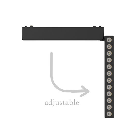 Inlight LED Γραμμικό Φωτιστικό Οροφής 12W IP20 Μ23xΒ8xΥ8εκ.