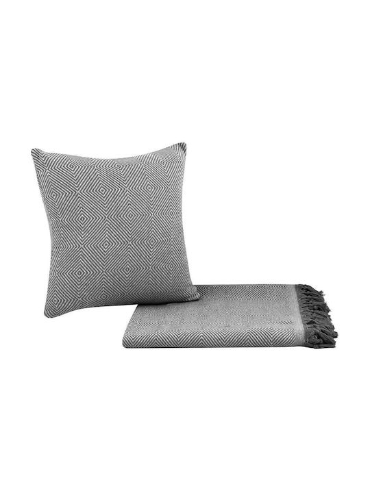 Madi Sofa Cushion Vorm 100% Cotton Anthracite 45x45cm