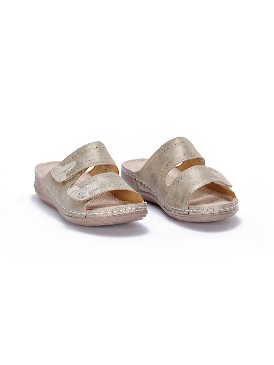 Beige Damen Anatomische Anatomische Sandalen ohne Riemen Antrin