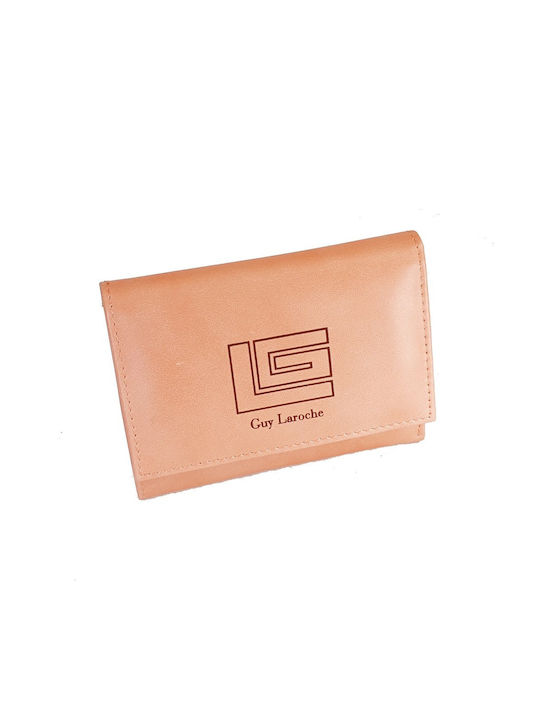 Guy Laroche Small Leather Women's Wallet with RFID Pink