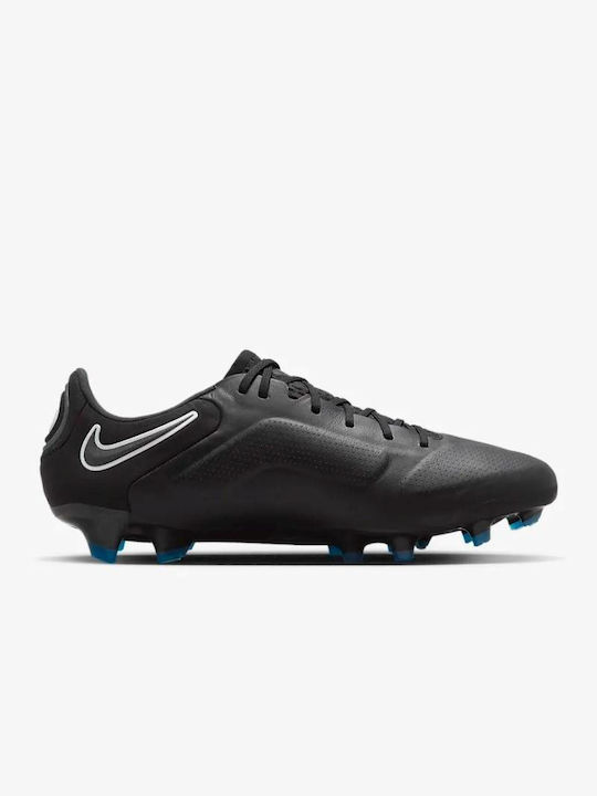Nike Low Football Shoes FG with Cleats Black / Summit White / Light Photo Blue / Dark Smoke Grey
