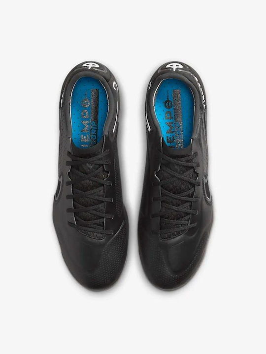 Nike Low Football Shoes FG with Cleats Black / Summit White / Light Photo Blue / Dark Smoke Grey