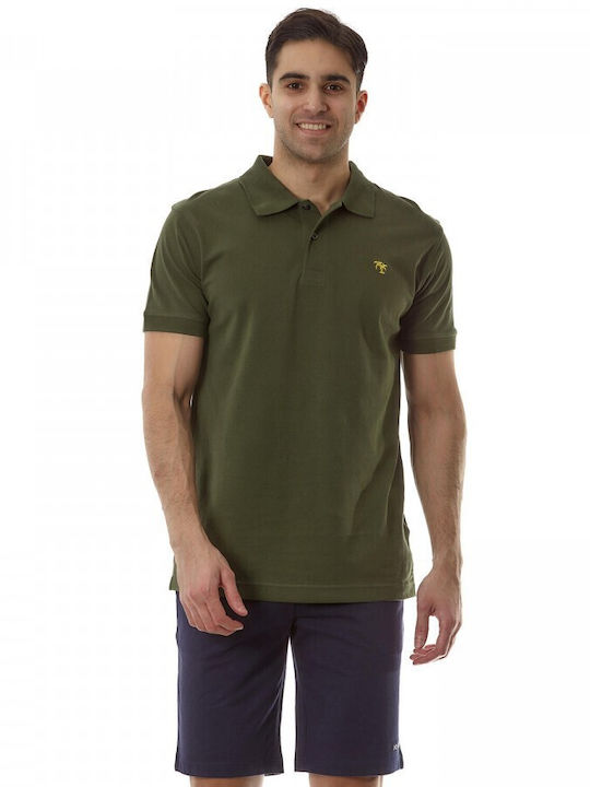 Admiral Herren Kurzarmshirt Polo Grün