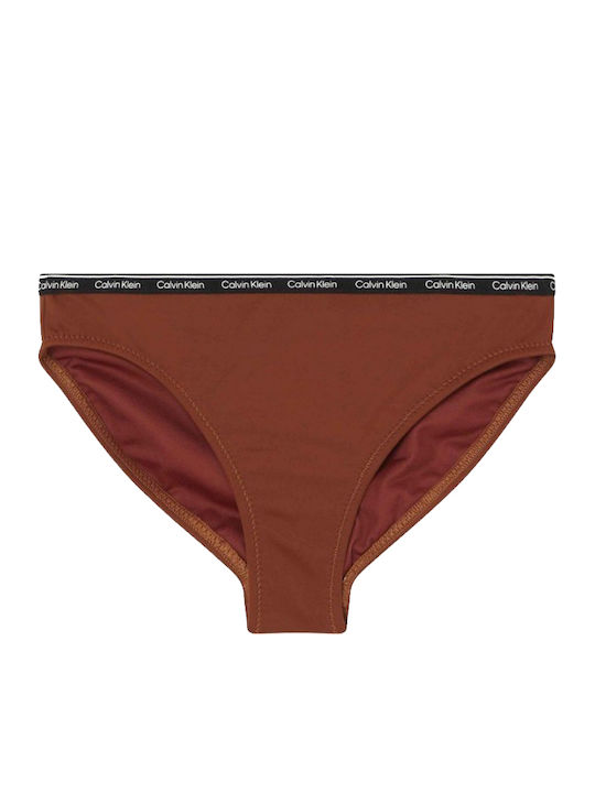 Calvin Klein Kids Swimwear Bikini Brown