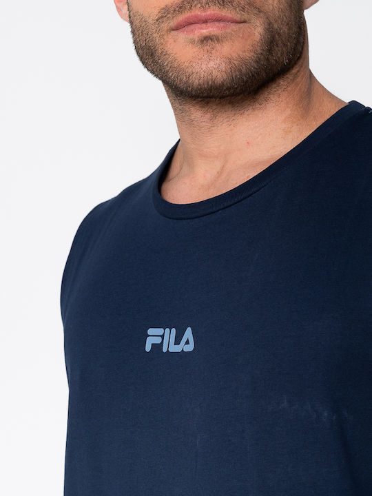 Fila Edward Ανδρική Μπλούζα Αμάνικη Μπλε