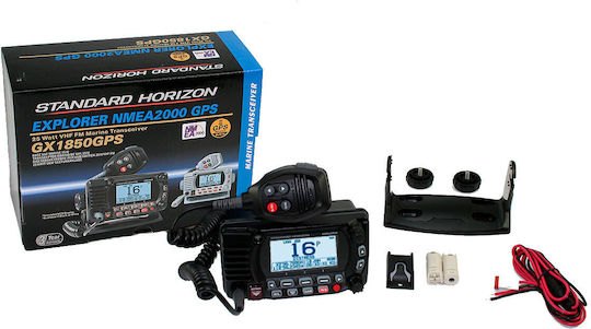 Standard Horizon GX1850GPS Безжичен Трансивър VHF Marine 25W с Монохромен Екран В Черен Цвят