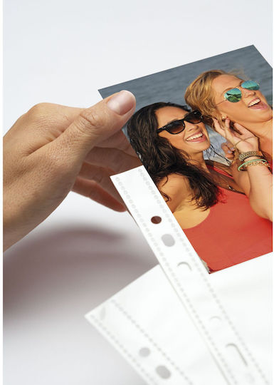 Herma Plastic Sleeves for for Photos Α6 with Holes 10pcs Fotophan 10x15cm