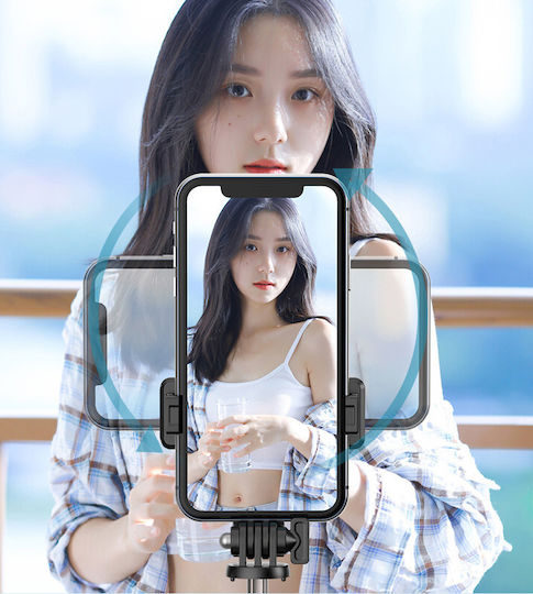 Lamtech Gimbal Selfie Stick Cell Phone Tripod Bluetooth Black