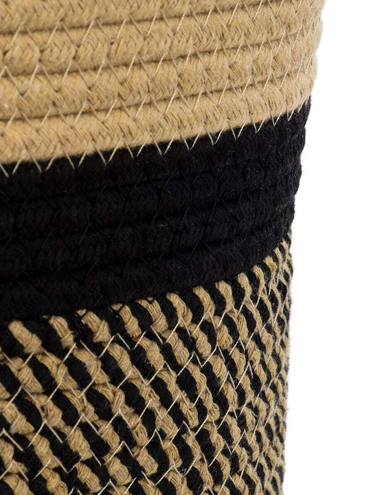GloboStar Hydra Κασπώ Υφασμάτινο Μπεζ με Βάση 25x25x25εκ.