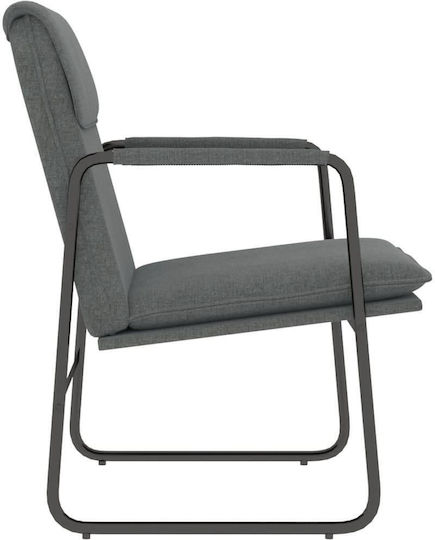 Sessel Dark Grey 55x64x80cm