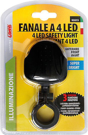 Lampa 9357.3lb Partea din față Lumină Bicicletă 4 Led 15 Lumen -> 4 Led 15 Lumen