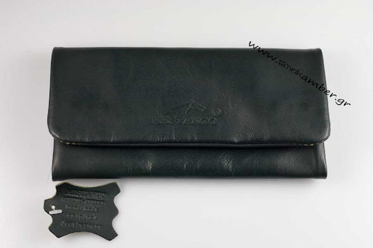 Mestango Lounge Tabaktasche aus Künstliches Leder Grüne mit Magnetverschluss 16x8cm