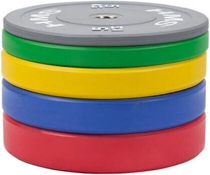 HMS Scheibenset Olympischen Typs Gummierte 1 x 10kg Φ50mm