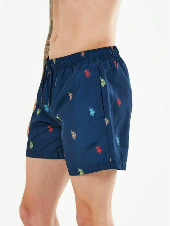 Coty Men's Swimwear Blue Shorts with Prints