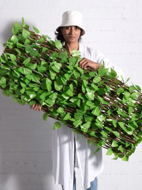 Supergreens Συνθετική Φυλλωσιά σε Καφασωτό Φίκος Benjamin 2x1m