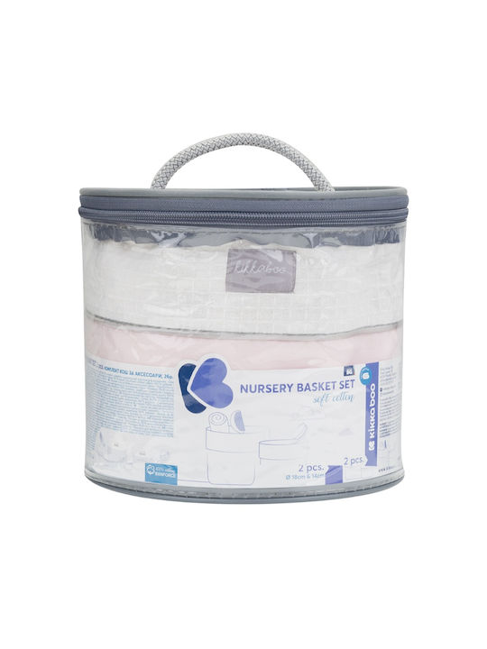Kikka Boo Nursery Storage Baskets Pink 2pcs