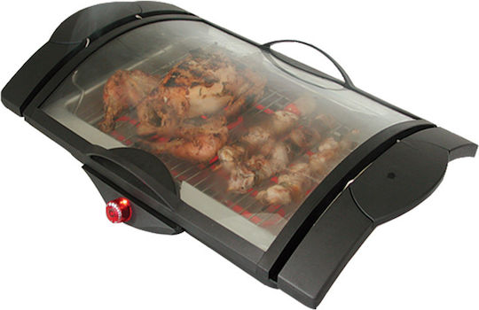 Serton DF With Legs Electric Grill Grill 2000W with Lid and Adjustable Thermostat 37.5cmx24cmcm