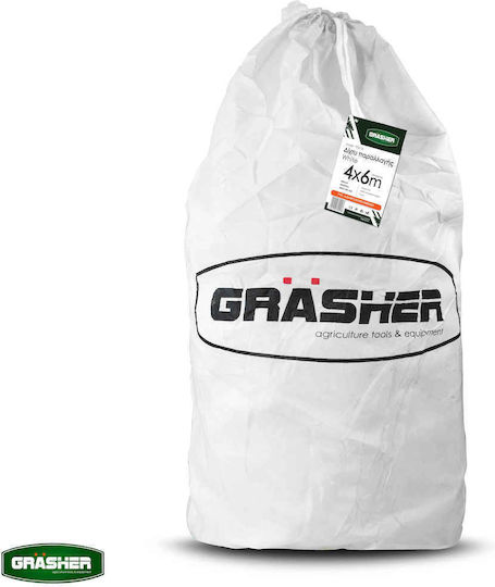 Grasher 103516 Rectangular Camouflage Net White with PU Coating 4x6m 180gr/m²