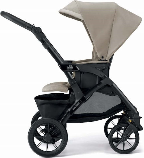 Cam Smart Romantic Color Ρυθμιζόμενο Καρότσι 3 σε 1 Kατάλληλο για Nεογέννητο Μπεζ 10.3kg