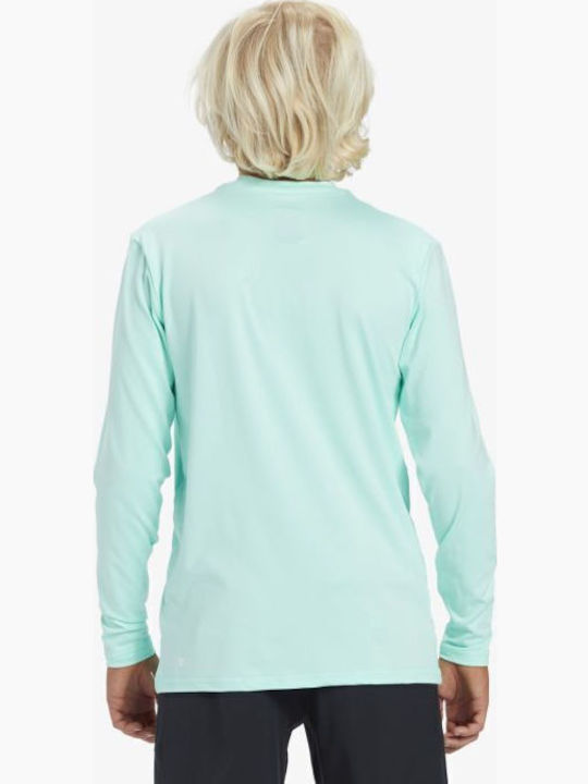 Quiksilver Solid Streak Παιδικό Μαγιό Μπλούζα Γαλάζια