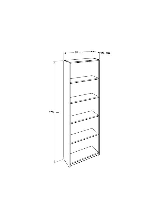 Bibliotecă Sonoma 58x23x170εκ.