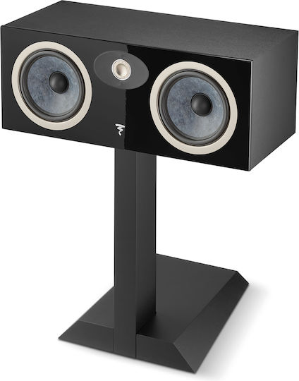 Focal Theva Center FOAESFO1CC0B100 Hi-Fi Speaker Central 200W 2 No of Drivers W53xD26xH21.2cm. High Gloss Black