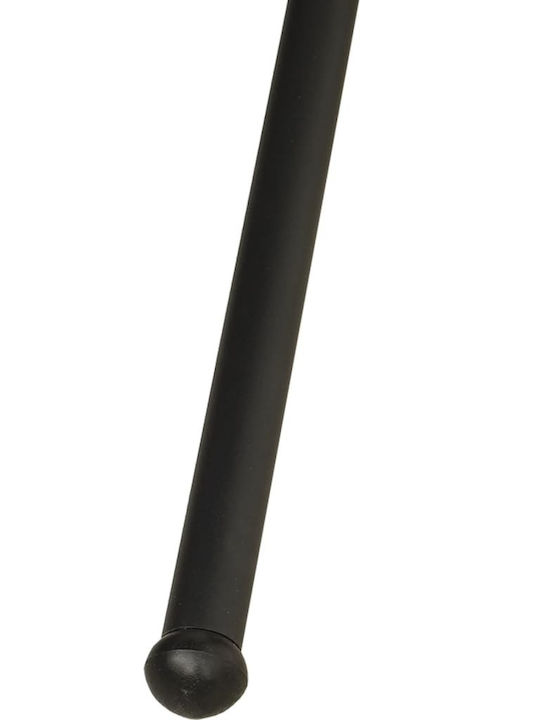 Leagăn fotoliu cu bază și pernă Metal Negru Rezistență până la 110kg L106xL93xH195cm