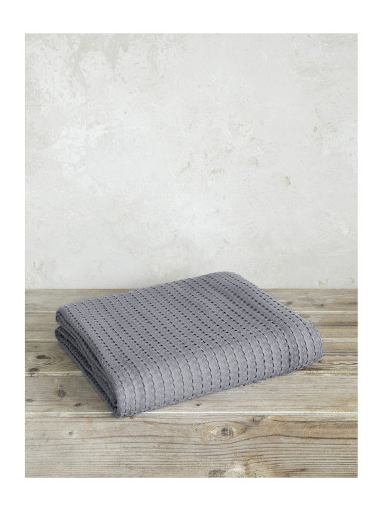 Nima Habit Blanket Pique Queen 240x260cm. 31717 Medium Gray