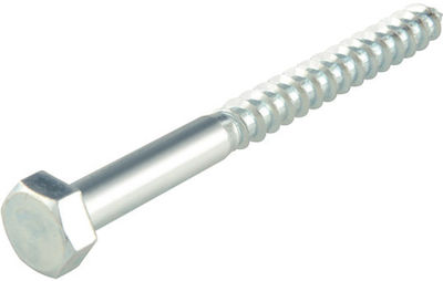 ArteLibre Coach Screw Hexagon Galvanized DIN 571 with Diameter M8 and Length 80mm Συσκευασία