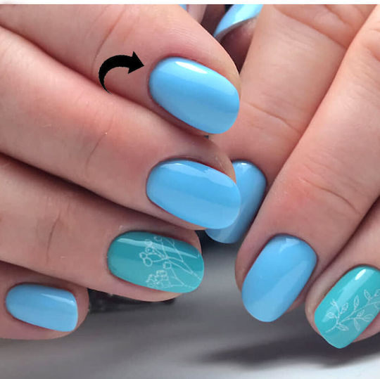 Claresa Blue 702 Gel Nagellack 702 Hellblau 5ml