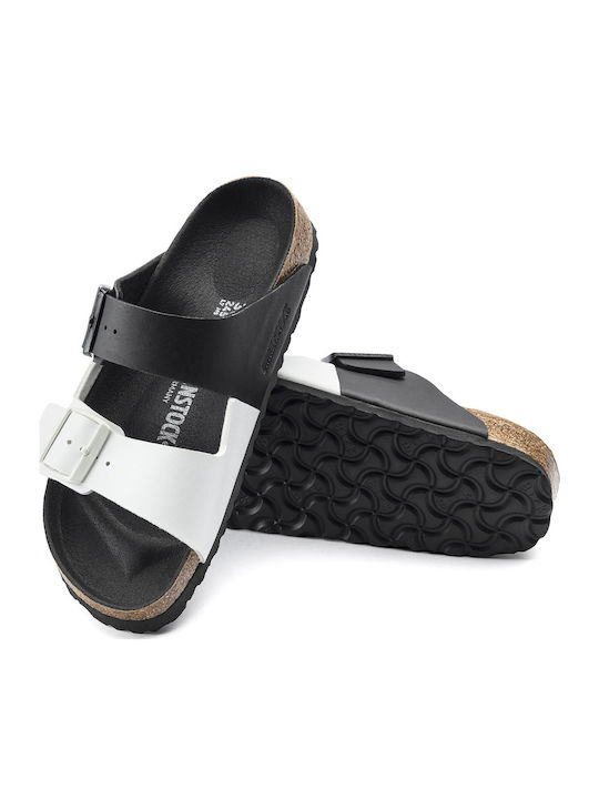 Arizona Split Мъжки сандали Black/White Тясна Пасват