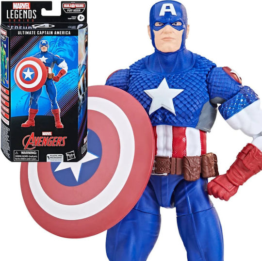 Action Figure Captain America Marvel Avengers Captain America for 4+ Years 15cm.