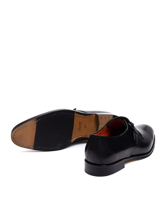 010117A Handgefertigt Leder Herrenschuhe Schwarz 010117A/NERO