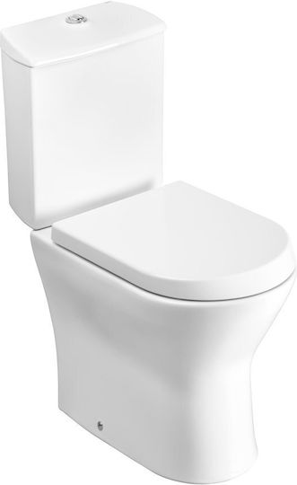 Roca Wall Mounted Porcelain Low Pressure Rectangular Toilet Flush Tank White